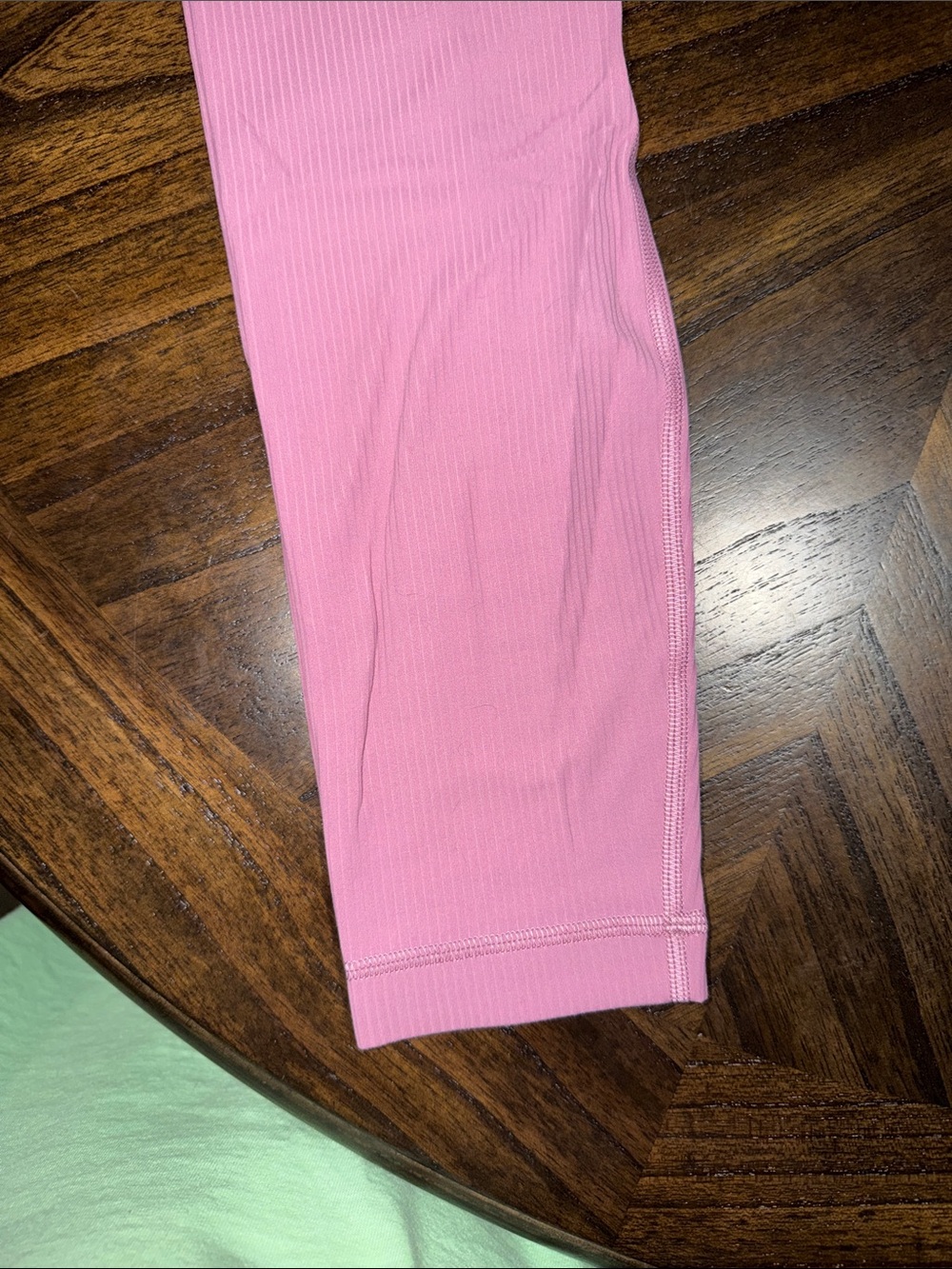 lululemon athletica Align High-Rise Ribbed Leggings 25 in - Mauve Pink - Picture 4 of 5